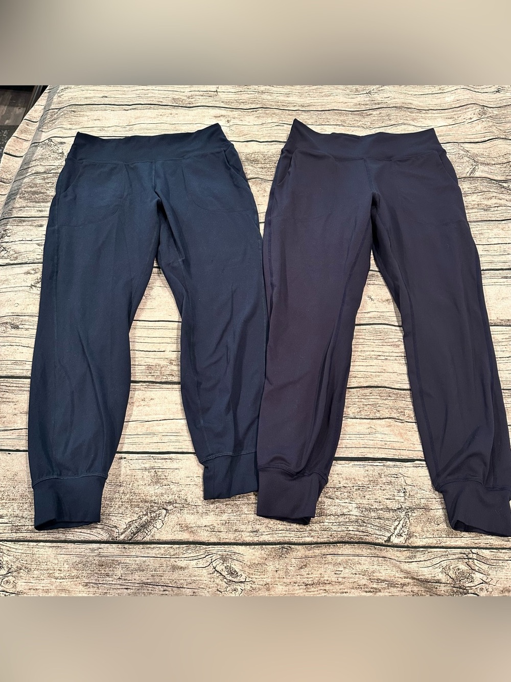 Lot of 2 Senita Athletics Active Joggers in Navy and Deep Blue Size Medium